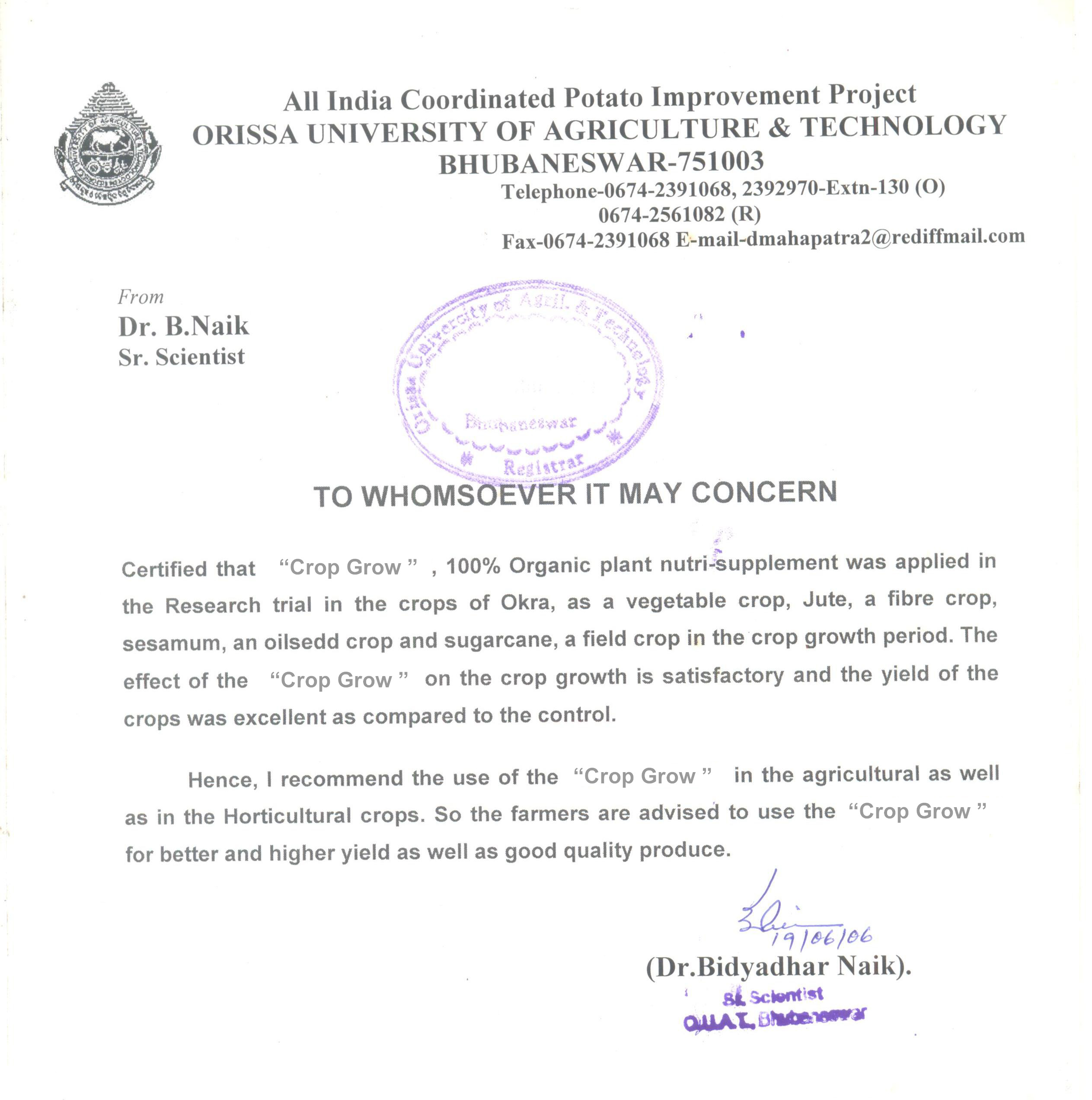 Agriculture University Cert copy.jpg - Agridisk